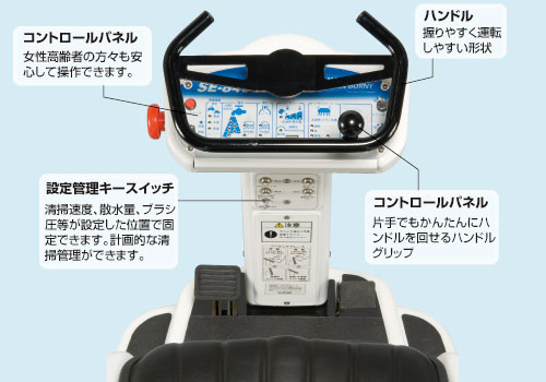 建設土木資材.com / クリーンバーニー(自動床面洗浄機)SE-840e(1台)